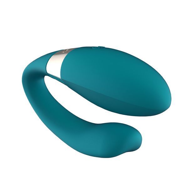 Вибратор для пар LELO Tiani Duo Ocean Blue, 2 мотора, пульт ДУ SX1293 фото