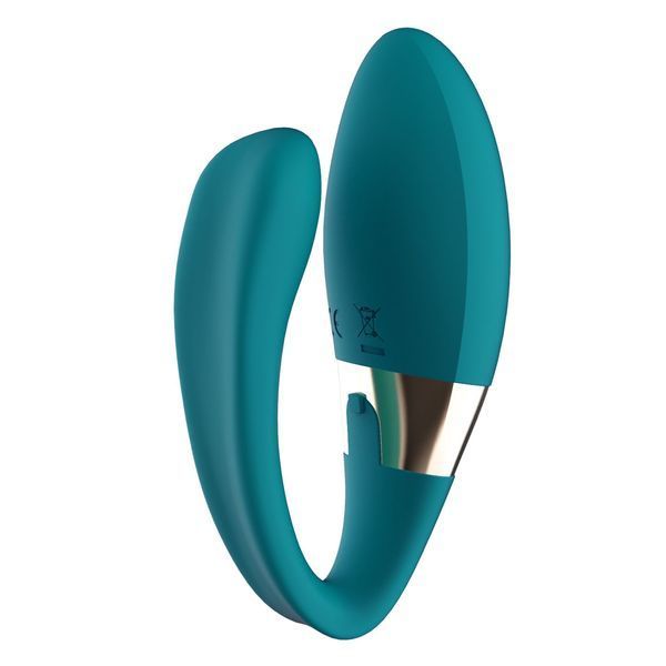 Вибратор для пар LELO Tiani Duo Ocean Blue, 2 мотора, пульт ДУ SX1293 фото
