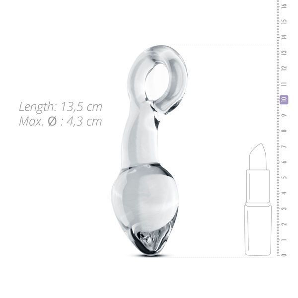 Стеклянный стимулятор простаты Gildo Glass Prostate Plug No. 13 SO4418 фото