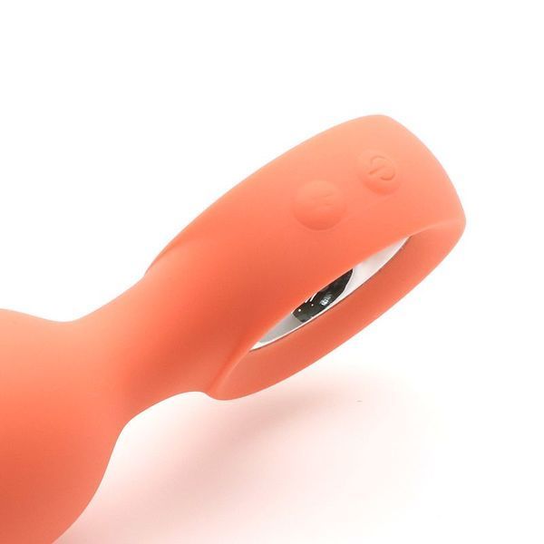 Анальная вибропробка KISTOY Orville Orange, диаметр 30мм SO3630 фото