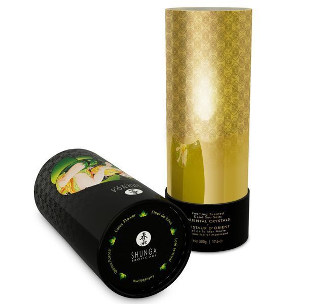 Сіль для ванни Shunga Oriental Crystals Bath Salts ORGANIC &ndash; Lotus Flower (500 г) сіль Мертвого моря SO5964 фото