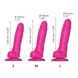 Реалистичный фаллоимитатор Strap-On-Me Sliding Skin Realistic Dildo Fuchsia S, эффект подвижной кожи SO6254 фото 4