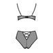 Эротический комплект с рисунком Passion LOVELIA BIKINI XXL/XXXL, black SO4749 фото 4
