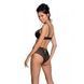 Эротический комплект с рисунком Passion LOVELIA BIKINI XXL/XXXL, black SO4749 фото 2