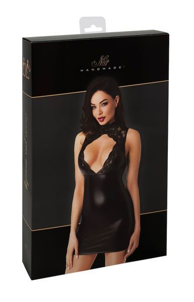 Сукня Noir Handmade F343 Powerwetlook and lace mini skirt - XL SX2074 фото