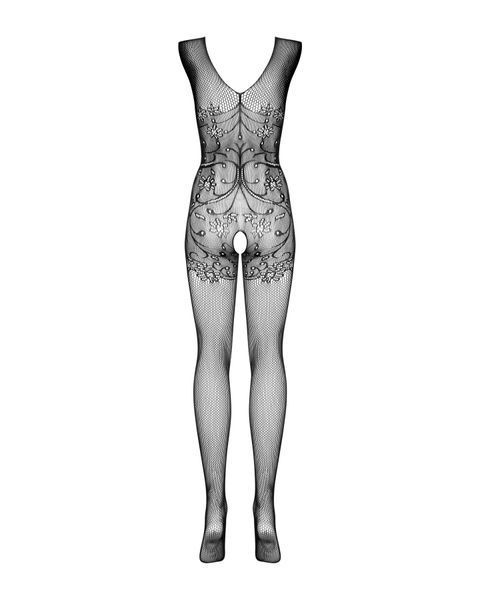 Бодистокинг Obsessive Bodystocking F234 S/M/L, абстрактный рисунок, глубокое декольте SO7230 фото