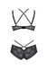 Комплект Passion DROSERA BIKINI black, S/M, бюстгальтер и трусики-кюлоты SX0468 фото 4