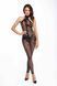 Бодистокинг Noir Handmade F315 Ego, 3XL, black, прозрачный, верх халтер, молния на все тело SX0332 фото 4