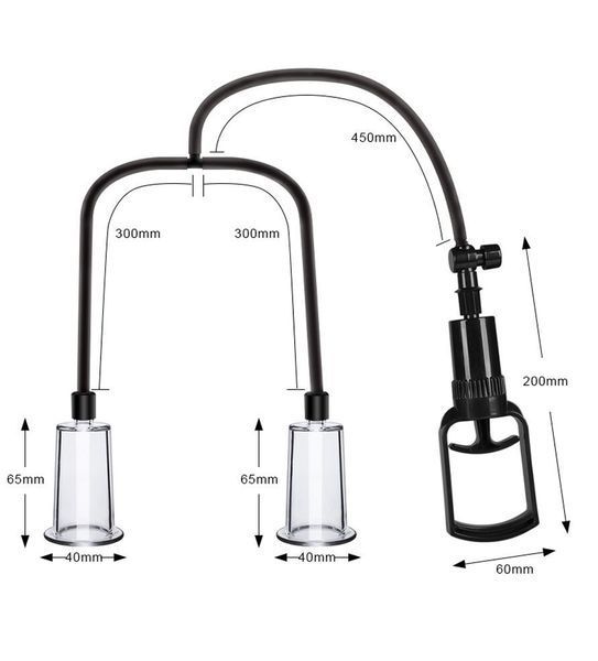 Вакуумная помпа для груди и сосков Men Powerup&nbsp;Passion&nbsp;Pump SX3005 фото