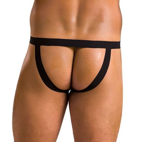 Мужские слипы на шнуровке Passion 044 SLIP BEN XXL/XXXL Black, экокожа, люверсы SO7605 фото