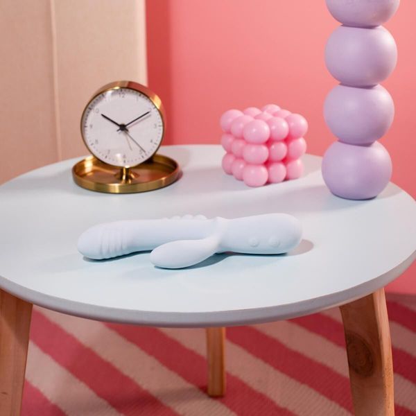Вибратор-кролик Good Vibes Only - SAGE Triple Stimulation Vibe Soft Silicone - Blue SX3074 фото