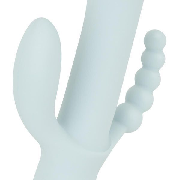 Вибратор-кролик Good Vibes Only - SAGE Triple Stimulation Vibe Soft Silicone - Blue SX3074 фото