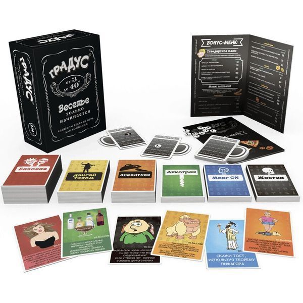 Застольная игра для компании &laquo;Градус&raquo; (RU) SO7124 фото