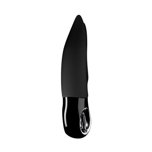 Вибратор для клитора Fun Factory VOLTA black, гибкий двойной кончик SX0928 фото