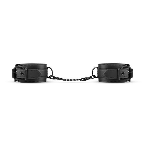 Поножі Bedroom Fantasies: Faux Leather Ankle Cuffs, чорні SO8804 фото