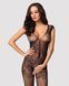 Бодистокинг Obsessive Bodystocking F234 S/M/L, абстрактный рисунок, глубокое декольте SO7230 фото 1
