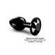 Металлическая анальная пробка с кристаллом Dorcel Diamond Plug Black S SO7808 фото 2
