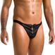 Мужские слипы на шнуровке Passion 044 SLIP BEN XXL/XXXL Black, экокожа, люверсы SO7605 фото 1