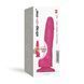 Реалистичный фаллоимитатор Strap-On-Me Sliding Skin Realistic Dildo Fuchsia M, эффект подвижной кожи SO6255 фото 7