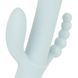 Вибратор-кролик Good Vibes Only - SAGE Triple Stimulation Vibe Soft Silicone - Blue SX3074 фото 5