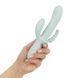 Вибратор-кролик Good Vibes Only - SAGE Triple Stimulation Vibe Soft Silicone - Blue SX3074 фото 7