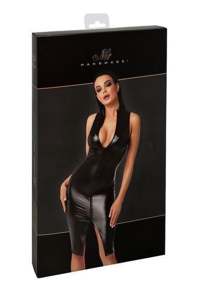 Платье Noir Handmade F337 Powerwetlook midi dress - M SX2048 фото