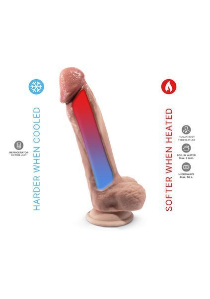 Фаллоимитатор SilexD Tomas Premium Real Skin Flesh (9in MODEL 1), ультрареалистик, диаметр 5 см SX1701 фото