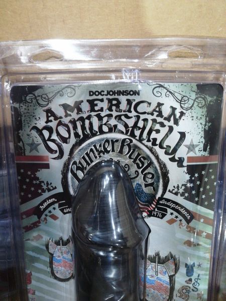 Фалоімітатор для фістингу Doc Johnson American Bombshell Bunker Buster Gun Metal (м'ята упаковка!) SO2783-R фото