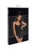 Платье Noir Handmade F307 Mirage, XXL, black, мини, под латекс, открытая спина, декор из стразов SX0283 фото 7