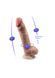 Фаллоимитатор SilexD Tomas Premium Real Skin Flesh (9in MODEL 1), ультрареалистик, диаметр 5 см SX1701 фото 6