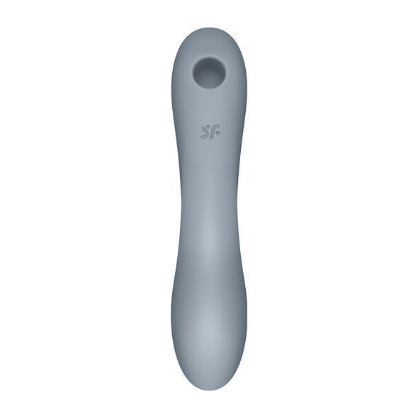 Вакуумный стимулятор с вибрацией Satisfyer Curvy Trinity 3 BlueGrey SO6118 фото