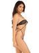 Боді-бікіні Leg Avenue Wrap around bikini bodysuit, One Size, чорне, стрази, зав&rsquo;язки на шиї та спині SX1076 фото 4