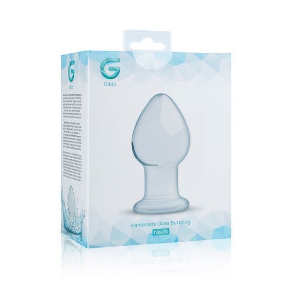 Стеклянная анальная пробка Gildo Glass Buttplug No. 26 SO4420 фото
