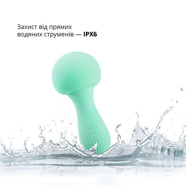 Вібромасажер Otouch MUSHROOM Teal, 7 режимів, функція нічника, технологія &laquo;старт-стоп&raquo; SO9399 фото
