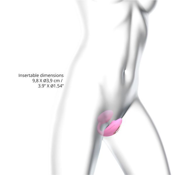 Виброяйцо с вакуумной клиторальной стимуляцией Love To Love Wonderlover PINK PASSION SO9616 фото