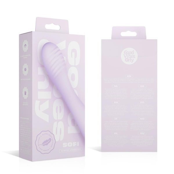 Вибратор Good Vibes Only - SOFI G-Spot Vibrator Soft Silicone - Purple SX3075 фото