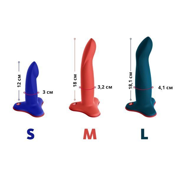 Фаллоимитатор Fun Factory LIMBA FLEX S, синий, гибкий, с эффектом памяти, подходит для точки G SX0994 фото