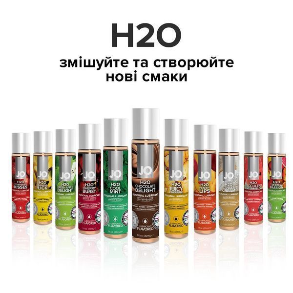 Смазка на водной основе JO H2O &mdash; Chocolate Delight (30 мл) без сахара, растительный глицерин SO1475 фото