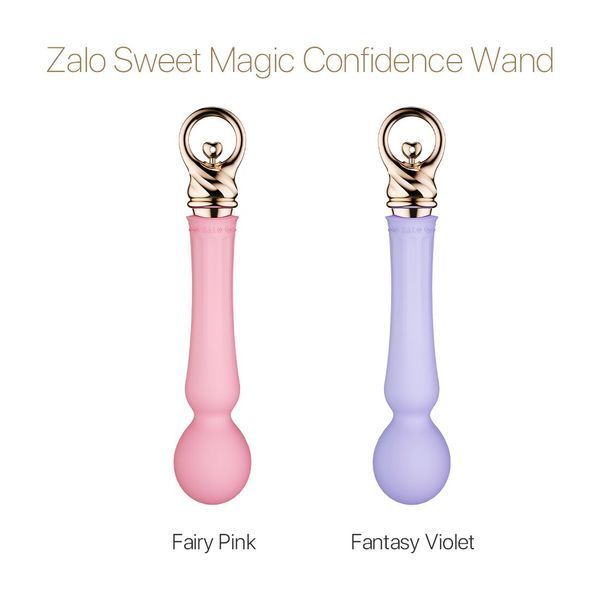 Вибромассажер с подогревом Zalo Sweet Magic - Confidence Wand Fantasy Violet SO6677 фото