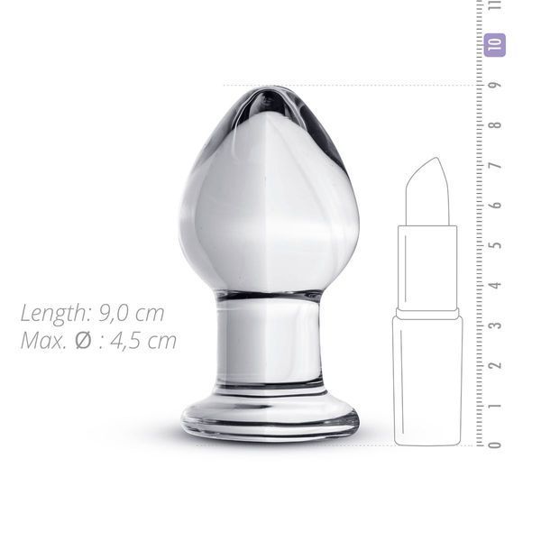 Стеклянная анальная пробка Gildo Glass Buttplug No. 26 SO4420 фото