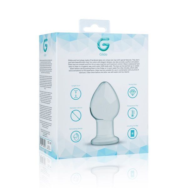 Стеклянная анальная пробка Gildo Glass Buttplug No. 26 SO4420 фото