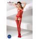 Бодістокінг Passion BS050 red, комбінезон, імітація панчох і пояса PBS050R фото 2