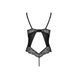 Боди из эко-кожи и кружева Passion LOONA BODY L/XL, black SO5355 фото 4