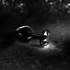 Металлическая анальная пробка с кристаллом Dorcel Diamond Plug Black M SO7809 фото 8