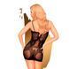 Мини-платье сетка Penthouse - Above & Beyond Black S-L SO4358 фото 2