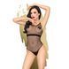 Боди Penthouse Enjoy The Moment XL Black, крупная сетка, плотная вставка под грудью SO6428 фото 1