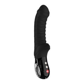 Вібратор для точки G Fun Factory TIGER black, ребристий, підходить для анальної стимуляції SX0930 фото
