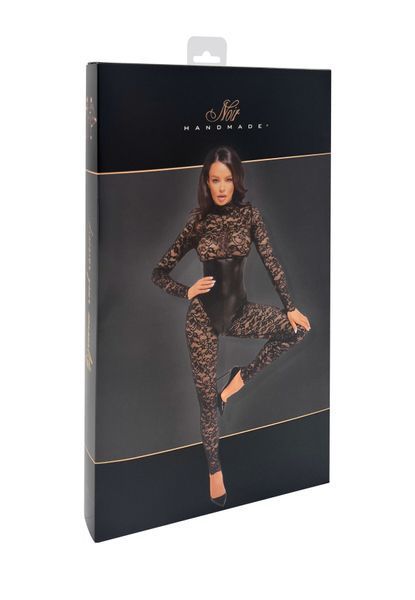 Комбинезон Noir Handmade F299 Enigma, XL, кружево, длинный рукав, имитация корсета, доступ SX0234 фото