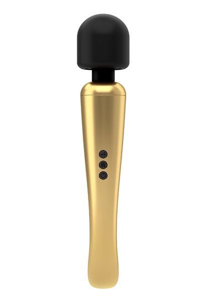 Мощный вибромассажер Dorcel Megawand Gold перезаряжаемый, 160 режимов SO1730 фото