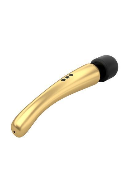 Мощный вибромассажер Dorcel Megawand Gold перезаряжаемый, 160 режимов SO1730 фото